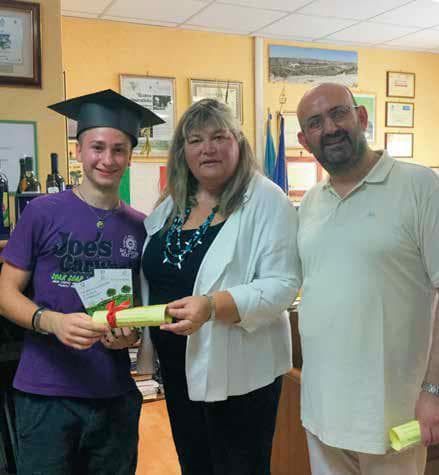 Consegna del Diploma all'Istituto tecnico agrario Emilio Sereni di Roma