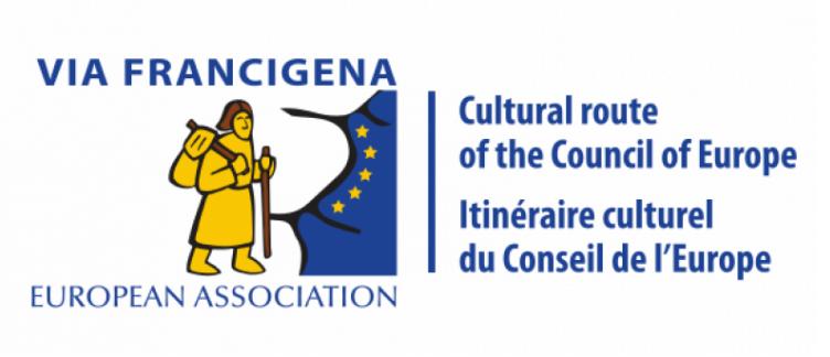 Il logo ufficiale della Via Francigena