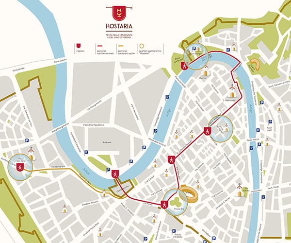 Mappa di Hostaria 2017