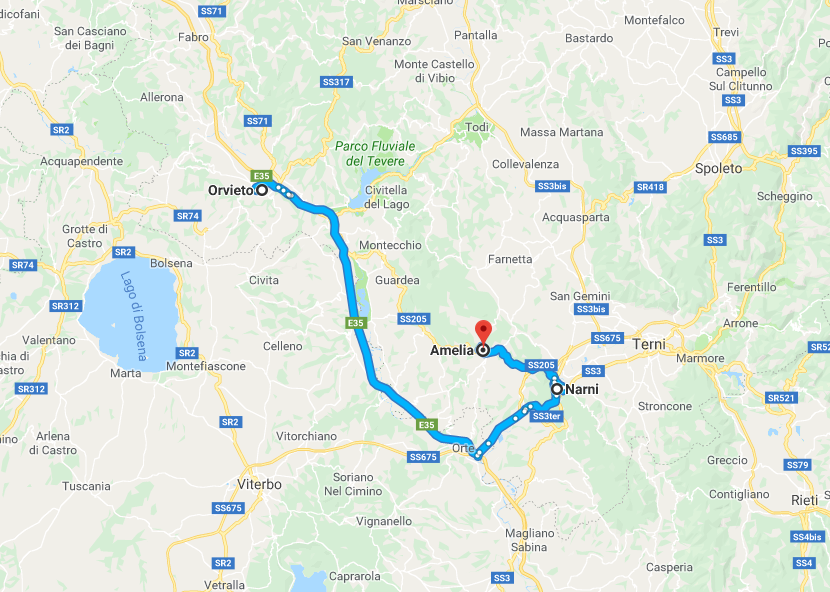 Itinerario strada dei vini etrusco romana