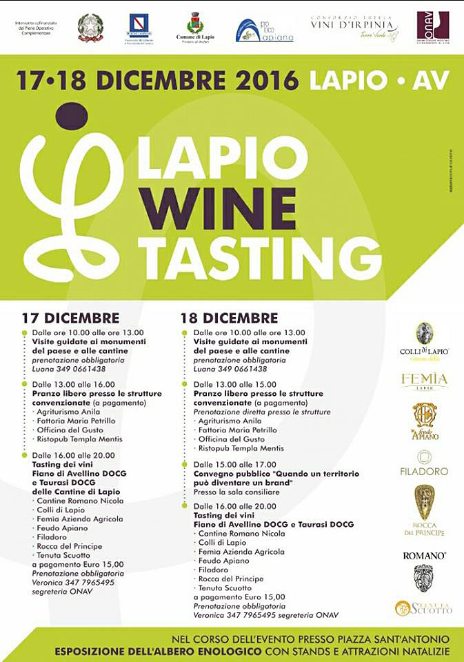Degustazioni Lapio Wine Tasting