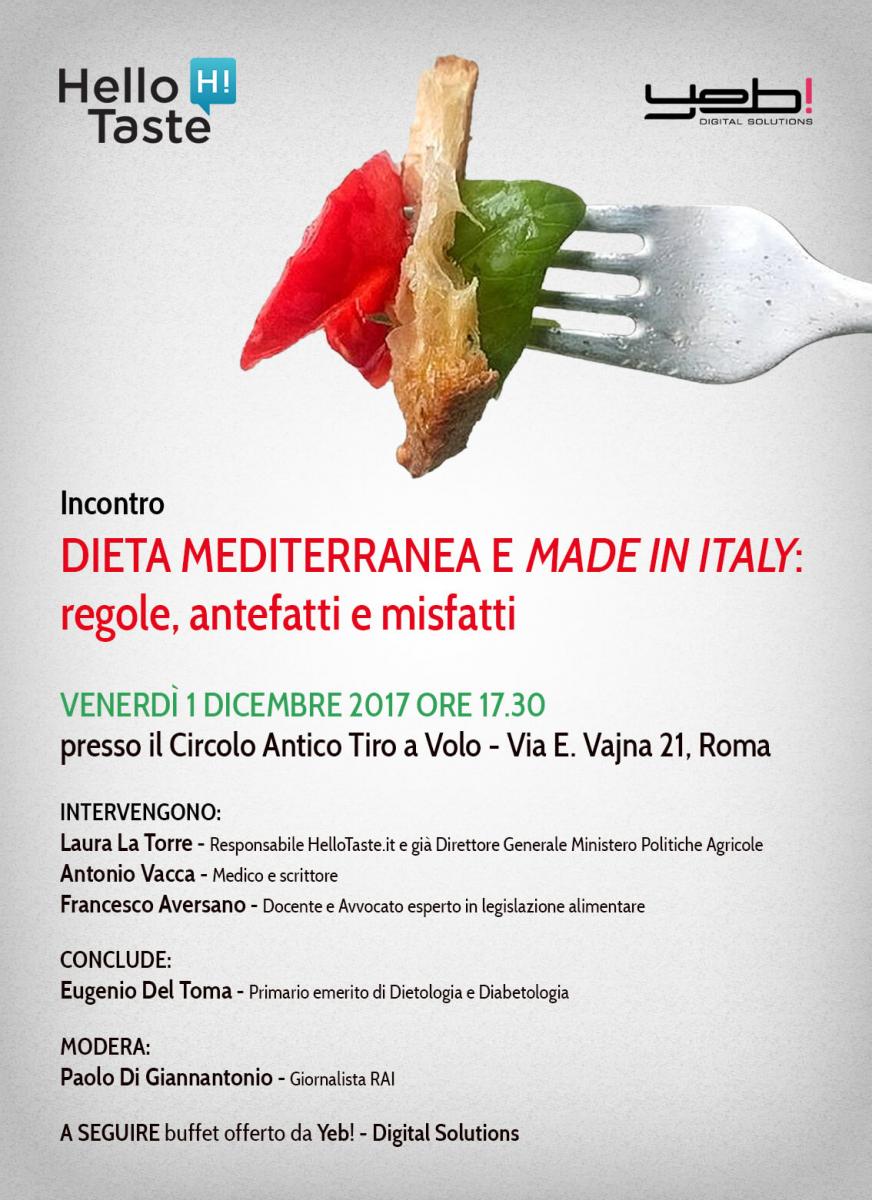 Convegno Dieta Mediterranea e Made in Italy