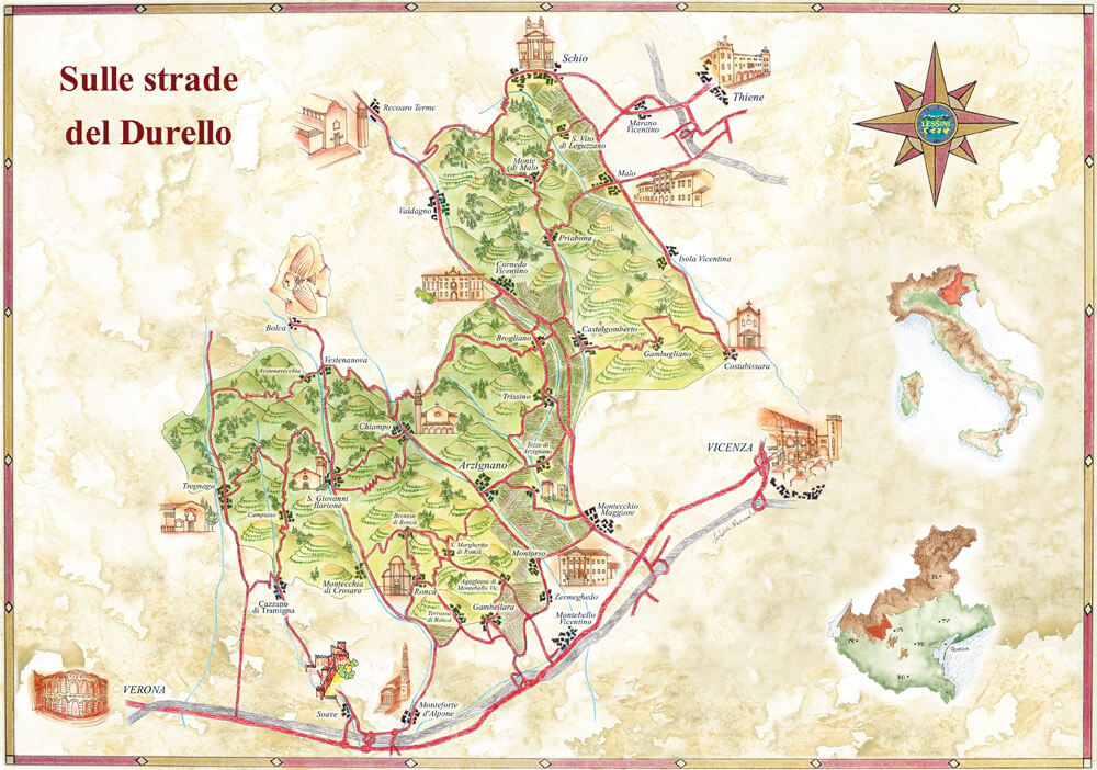 Mappa Durello dei Monti Lessini