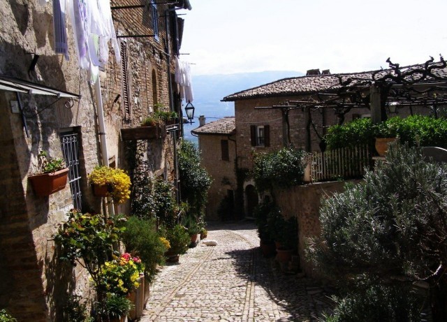Montefalco paese Montefalco scorcio