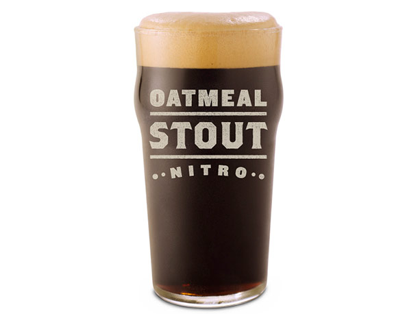 Bicchiere di Oatmeal Stout