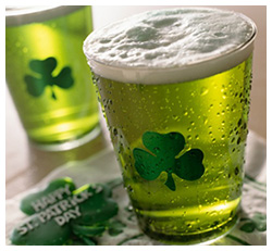Birra Verde per il St. Patrick's Day