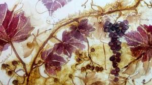 dipingere con il vino