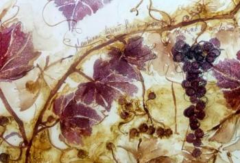 dipingere con il vino