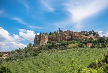 Vista della città di Orvieto