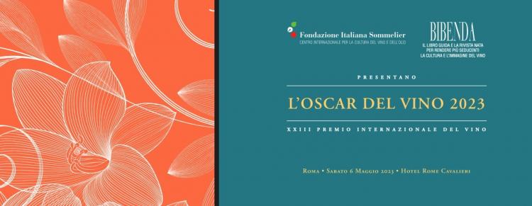 Oscar del vino 2023 il 6 maggio a Roma