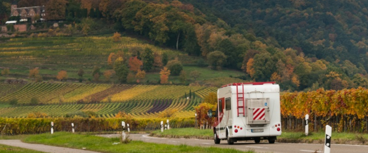 Enoturismo "Covid free": camper con vista vigna