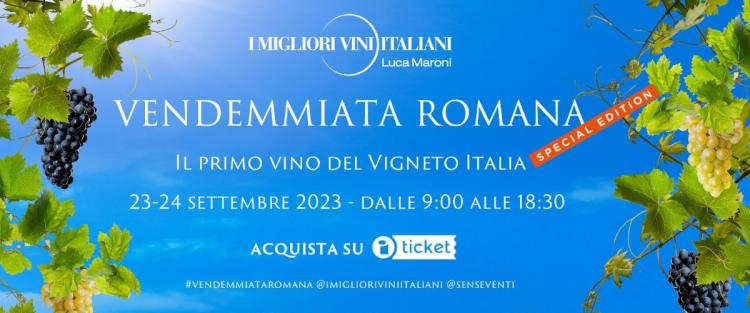 Vendemmiata Romana 2023, il 23 e il 24 settembre all'Orto Botanico