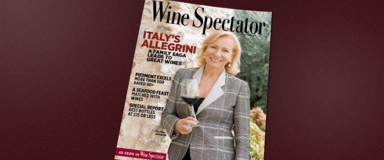 Marilisa Allegrini in copertina di Wine Spectator