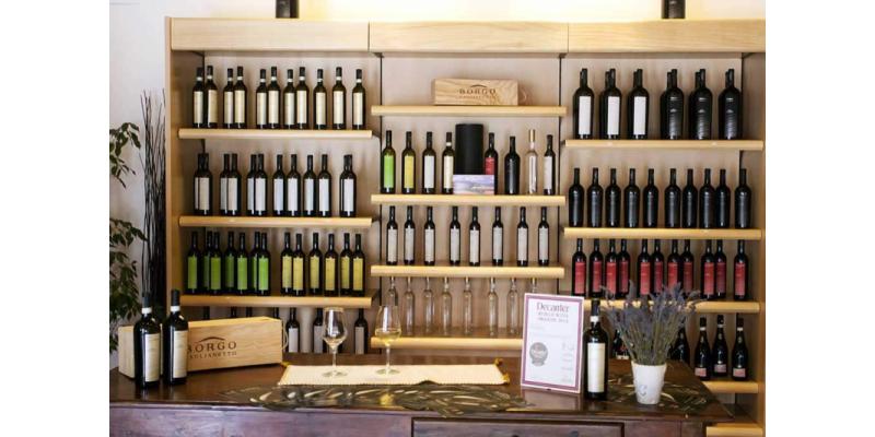 vini della cantina di Borgo Paglianetto